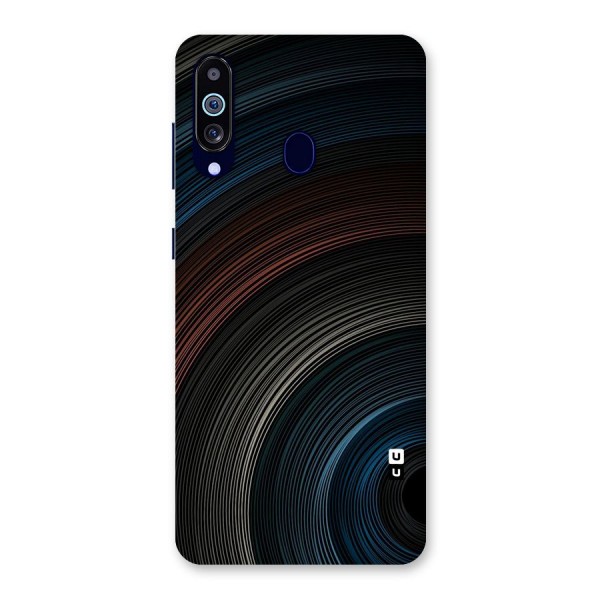 Dark Shade Swirls Back Case for Galaxy A60