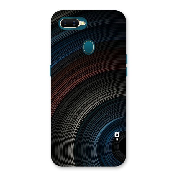 Dark Shade Swirls Back Case for Oppo A7