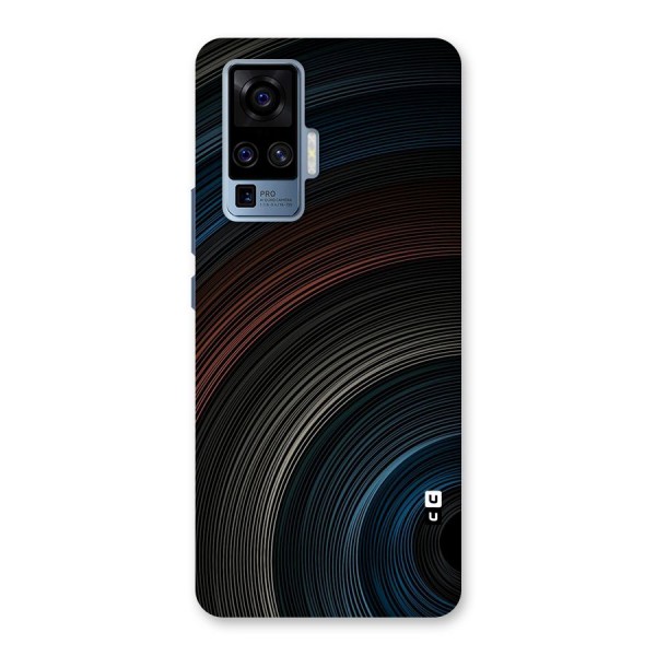 Dark Shade Swirls Back Case for Vivo X50 Pro