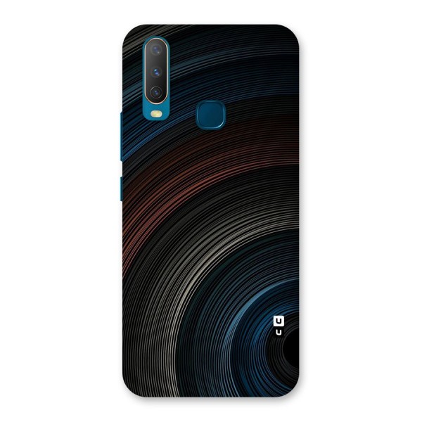 Dark Shade Swirls Back Case for Vivo Y15