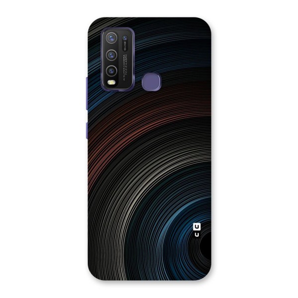 Dark Shade Swirls Back Case for Vivo Y30