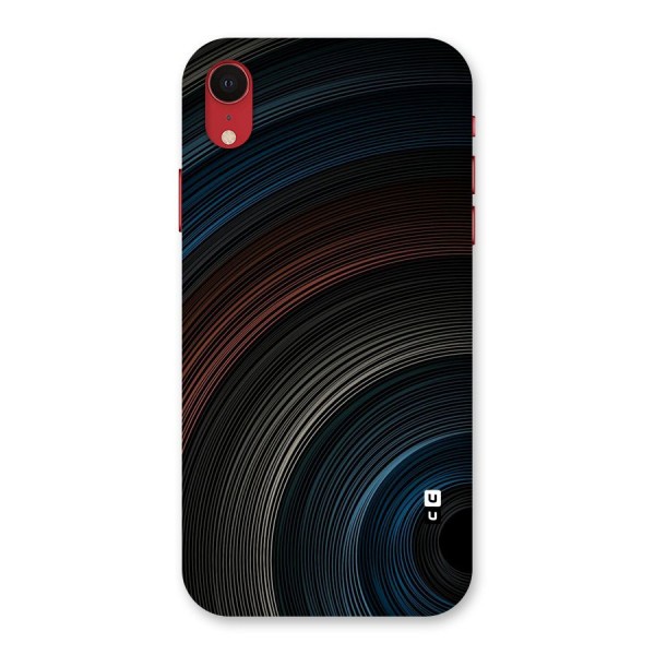 Dark Shade Swirls Back Case for iPhone XR