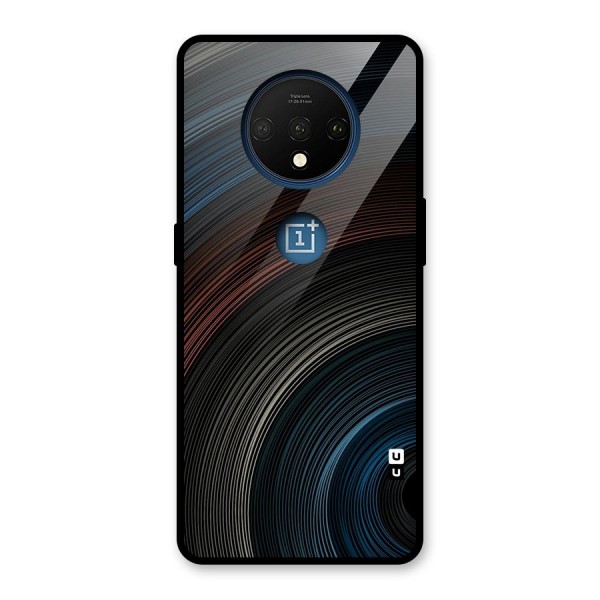 Dark Shade Swirls Glass Back Case for OnePlus 7T