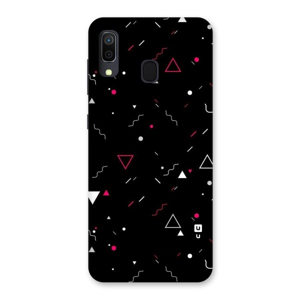 Dark Shapes Design Back Case for Galaxy A20