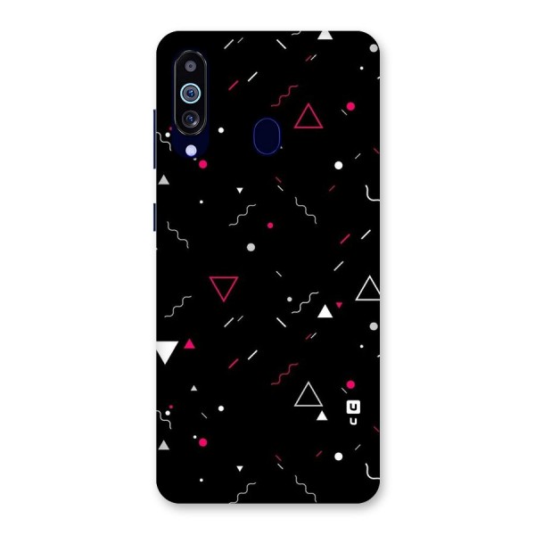 Dark Shapes Design Back Case for Galaxy A60