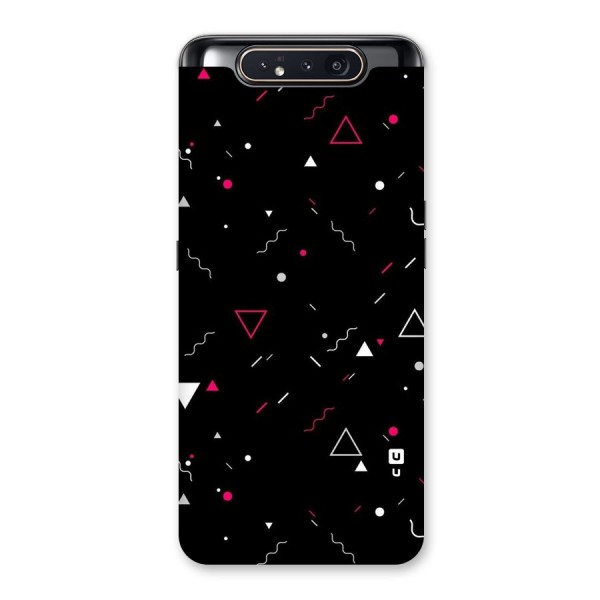 Dark Shapes Design Back Case for Galaxy A80