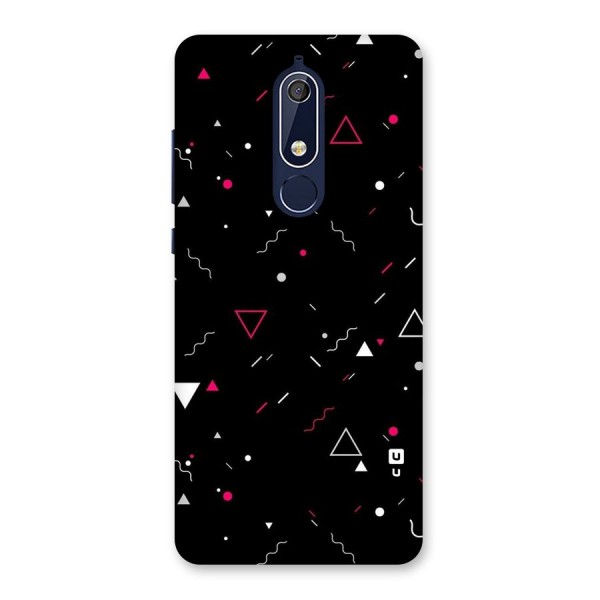 Dark Shapes Design Back Case for Nokia 5.1