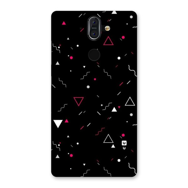 Dark Shapes Design Back Case for Nokia 8 Sirocco