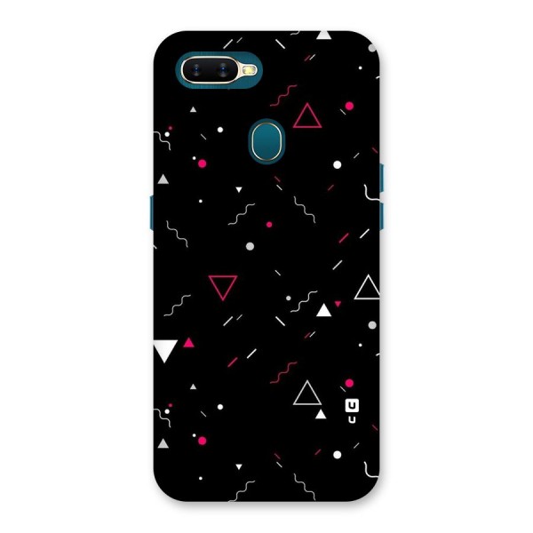 Dark Shapes Design Back Case for Oppo A11k