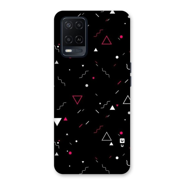 Dark Shapes Design Back Case for Oppo A54