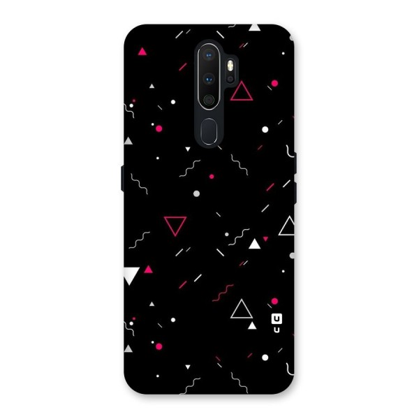 Dark Shapes Design Back Case for Oppo A5 (2020)