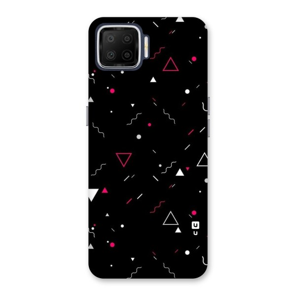 Dark Shapes Design Back Case for Oppo F17