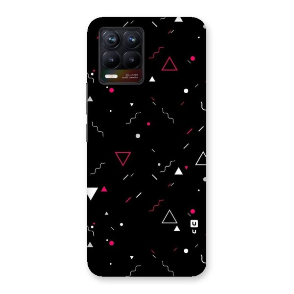 Dark Shapes Design Back Case for Realme 8