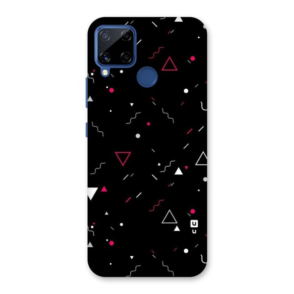 Dark Shapes Design Back Case for Realme Narzo 30A