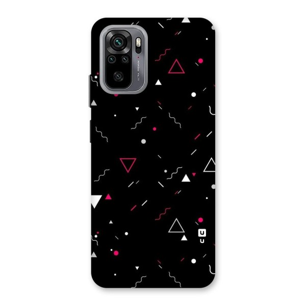 Dark Shapes Design Back Case for Redmi Note 10