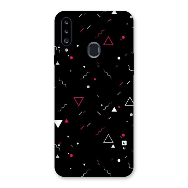 Dark Shapes Design Back Case for Samsung Galaxy A20s