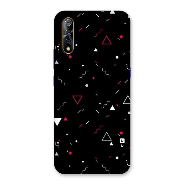 Dark Shapes Design Back Case for Vivo S1