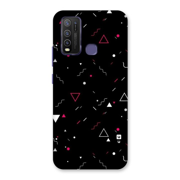 Dark Shapes Design Back Case for Vivo Y30