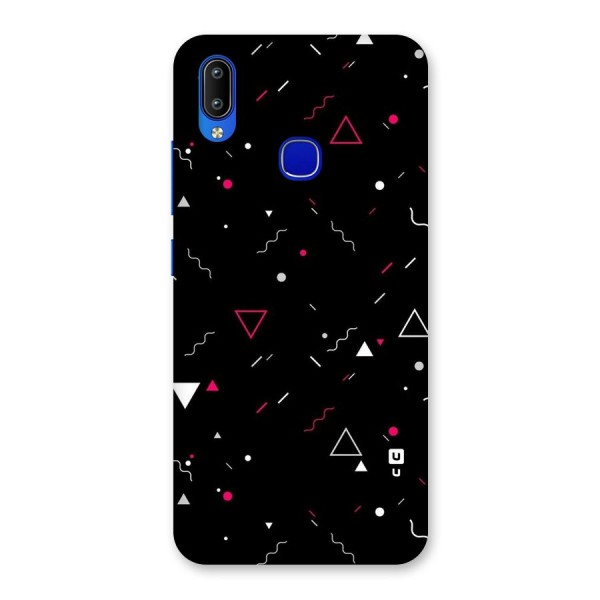 Dark Shapes Design Back Case for Vivo Y91