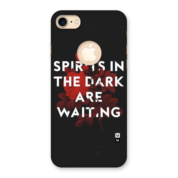 Dark Spirits Back Case for iPhone 8 Logo Cut