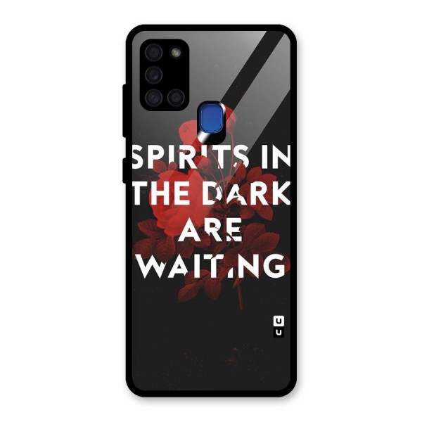 Dark Spirits Glass Back Case for Galaxy A21s