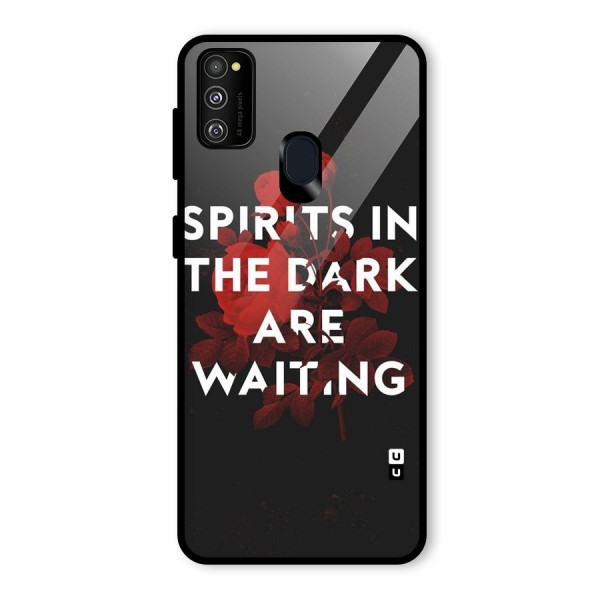 Dark Spirits Glass Back Case for Galaxy M21