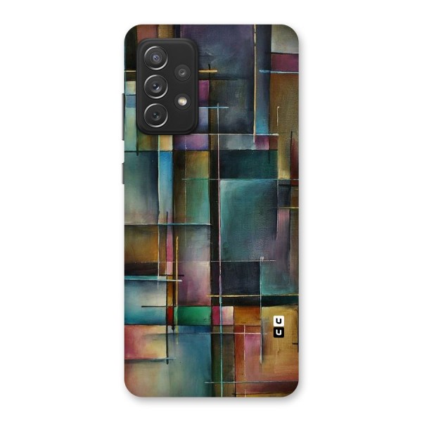 Dark Square Shapes Back Case for Galaxy A72