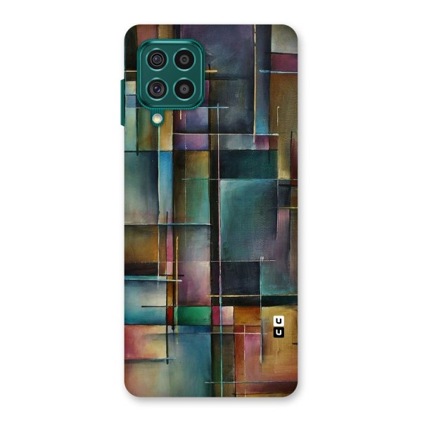 Dark Square Shapes Back Case for Galaxy F62