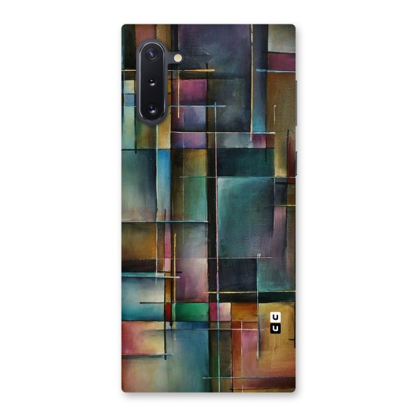 Dark Square Shapes Back Case for Galaxy Note 10