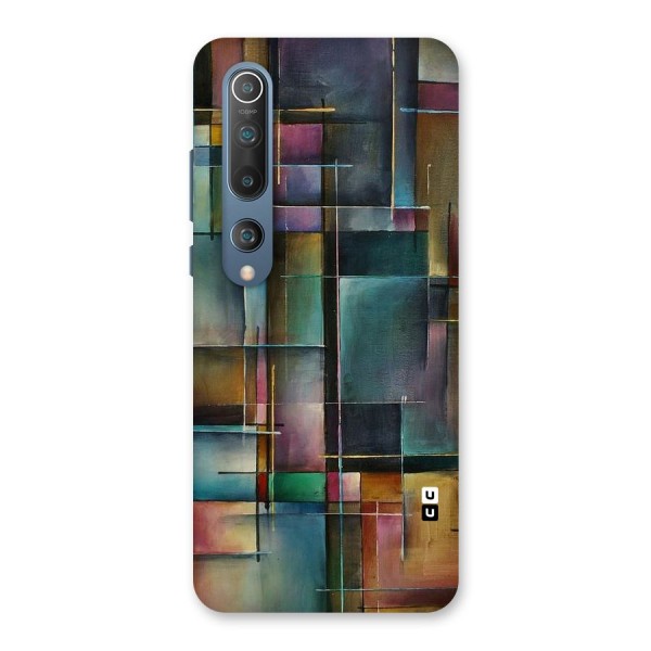 Dark Square Shapes Back Case for Mi 10