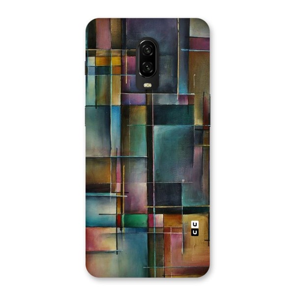 Dark Square Shapes Back Case for OnePlus 6T