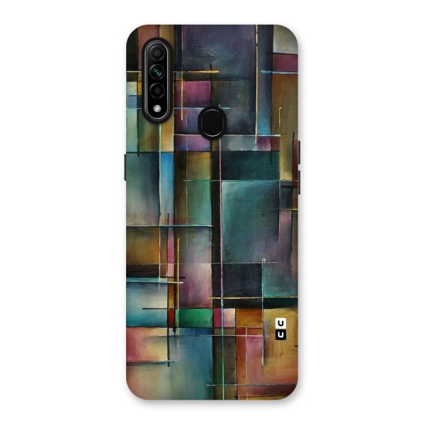 Dark Square Shapes Back Case for Oppo A31