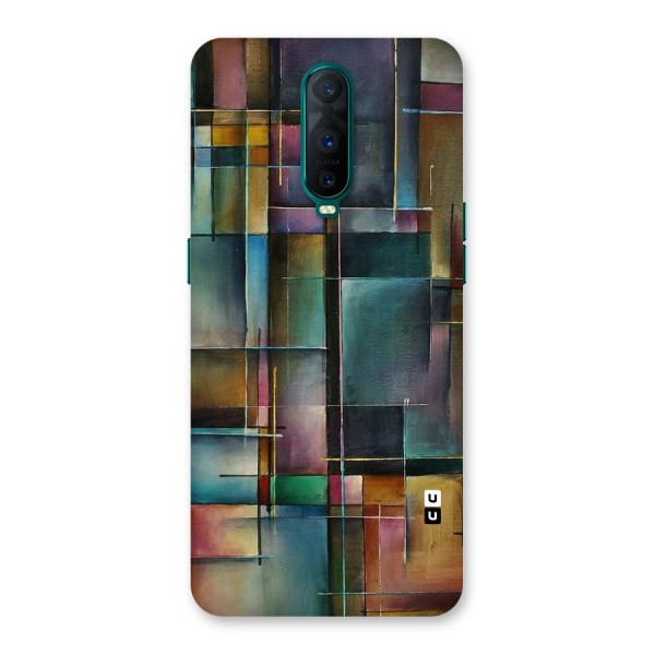 Dark Square Shapes Back Case for Oppo R17 Pro