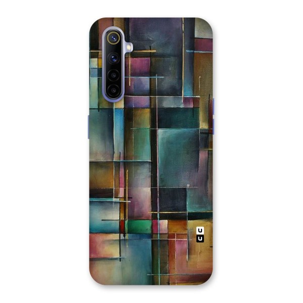 Dark Square Shapes Back Case for Realme 6