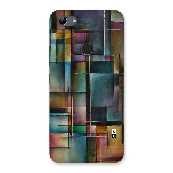 Dark Square Shapes Back Case for Vivo Y81