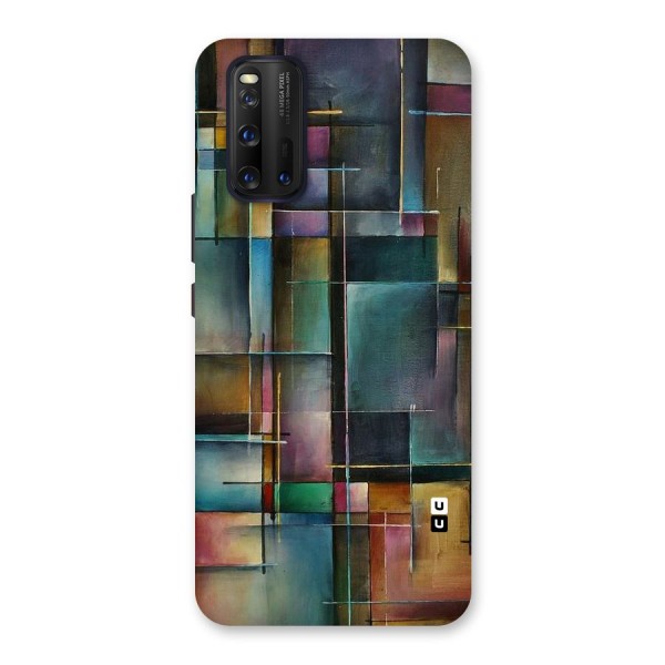 Dark Square Shapes Back Case for Vivo iQOO 3