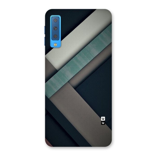 Dark Stripes Back Case for Galaxy A7 (2018)