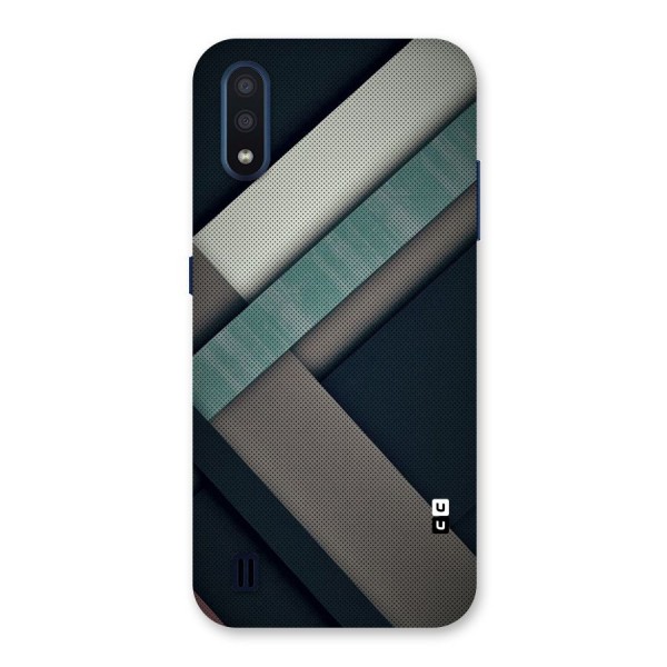 Dark Stripes Back Case for Galaxy M01