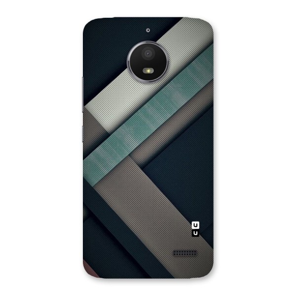 Dark Stripes Back Case for Moto E4