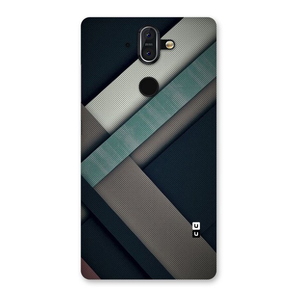 Dark Stripes Back Case for Nokia 8 Sirocco