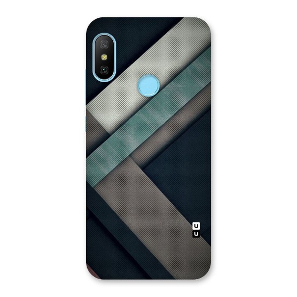 Dark Stripes Back Case for Redmi 6 Pro