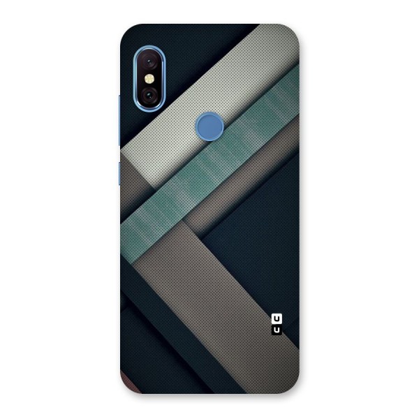 Dark Stripes Back Case for Redmi Note 6 Pro