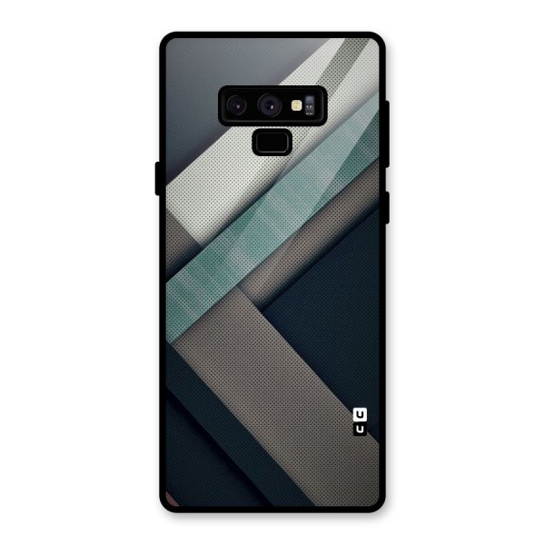 Dark Stripes Glass Back Case for Galaxy Note 9