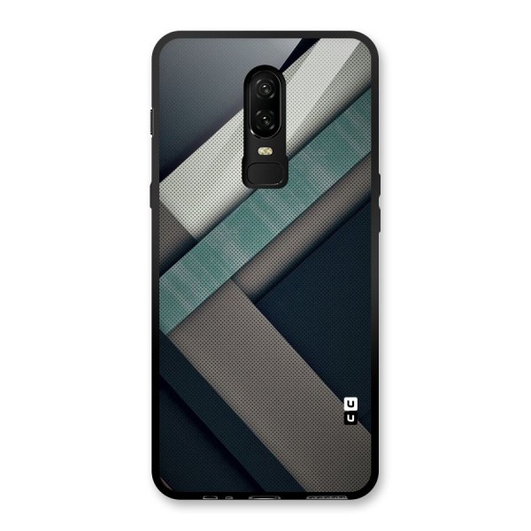 Dark Stripes Glass Back Case for OnePlus 6