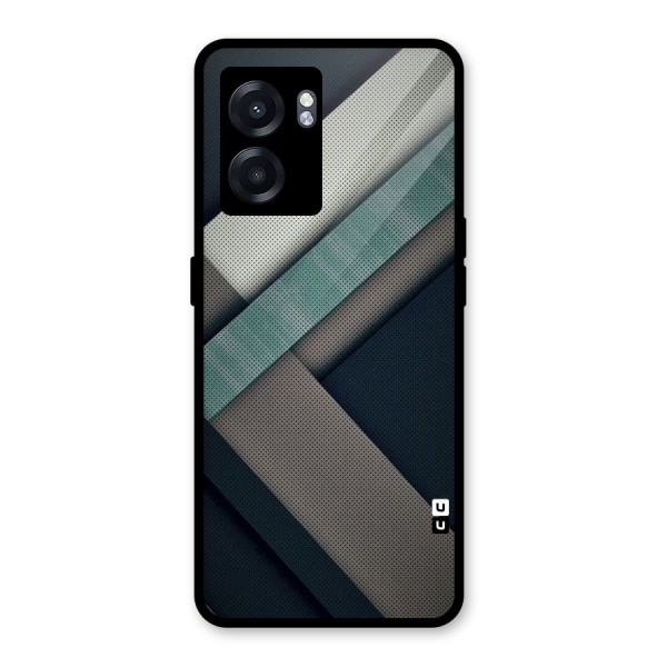 Dark Stripes Glass Back Case for Oppo K10 (5G)