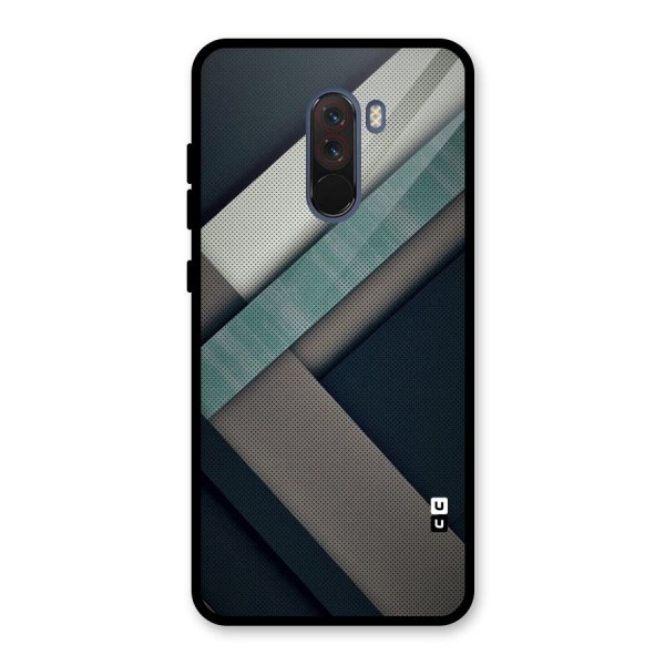 Dark Stripes Glass Back Case for Poco F1