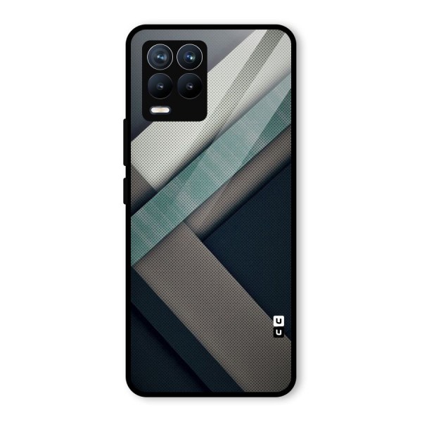 Dark Stripes Glass Back Case for Realme 8 Pro