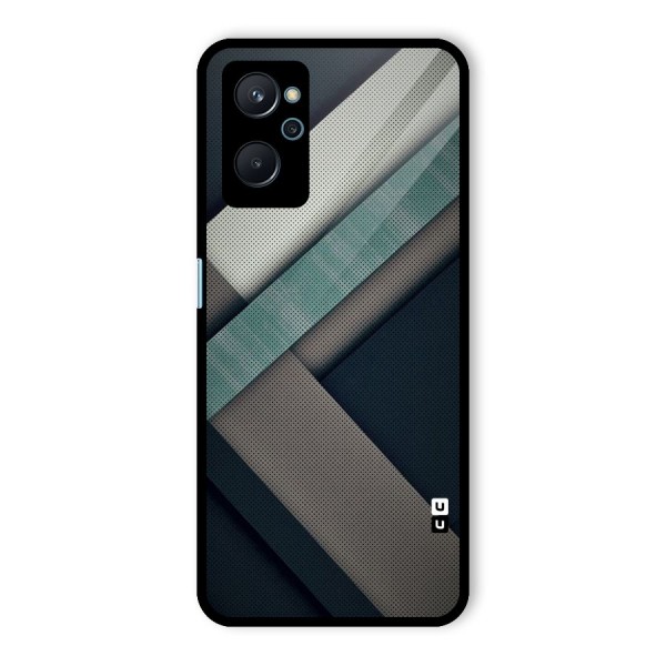 Dark Stripes Glass Back Case for Realme 9i