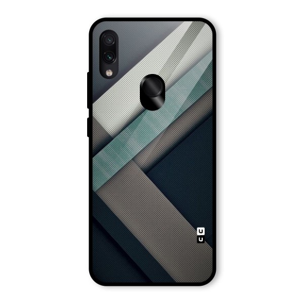 Dark Stripes Glass Back Case for Redmi Note 7