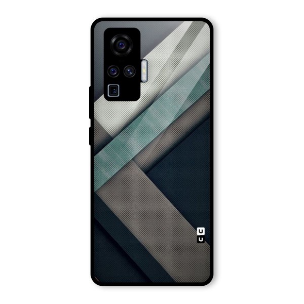 Dark Stripes Glass Back Case for Vivo X50 Pro